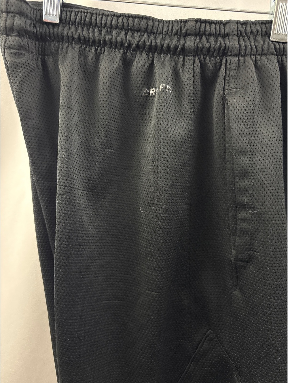 Nike Air Jordan Black Mens Black Athletic Basketball Shorts - Picture 3 of 9
